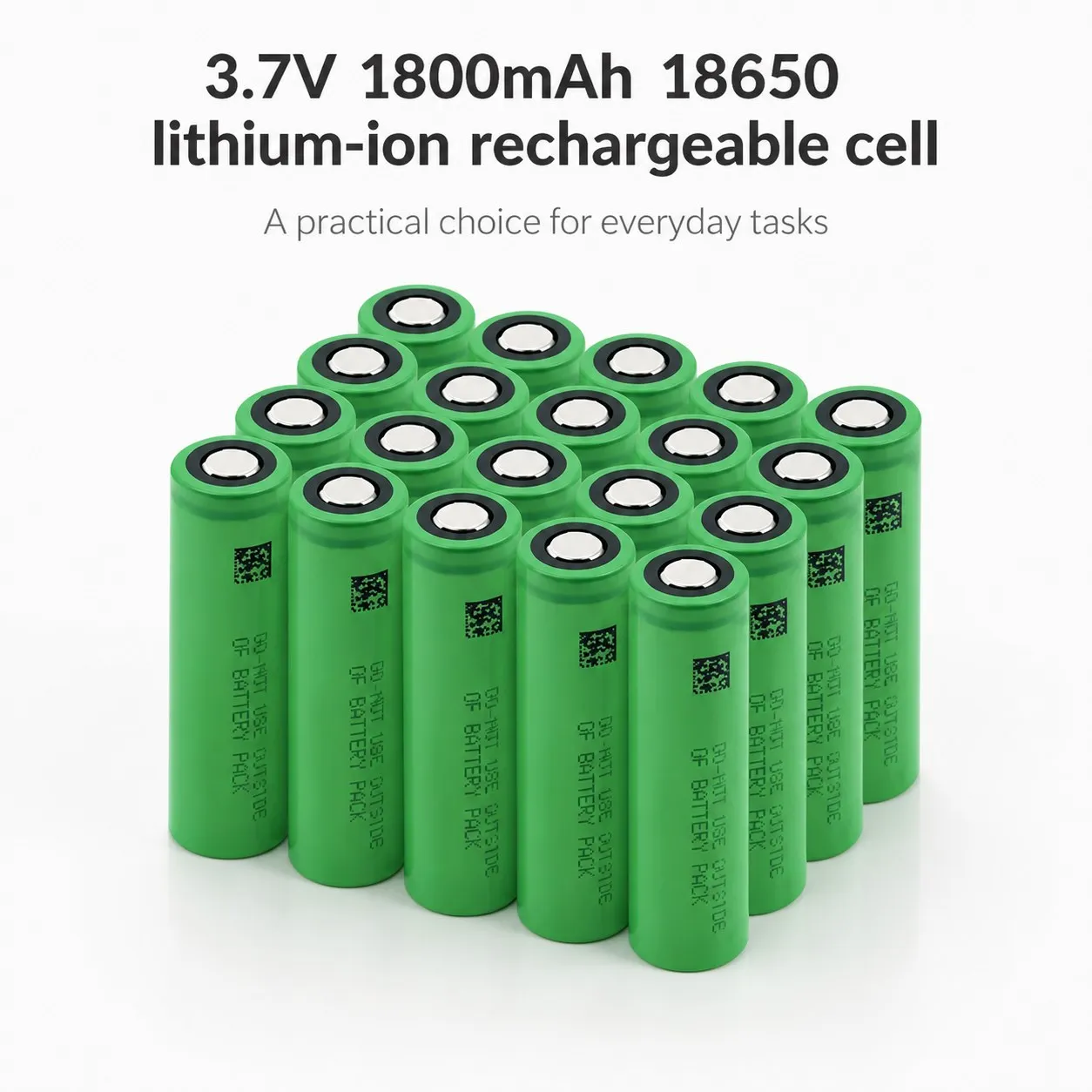 3.7V 1800mAh 18650 Li-Ion Rechargeable Cell Battery Multi Quantity for DIY Battery Pack Repair Flashlight Toy Before Ordering