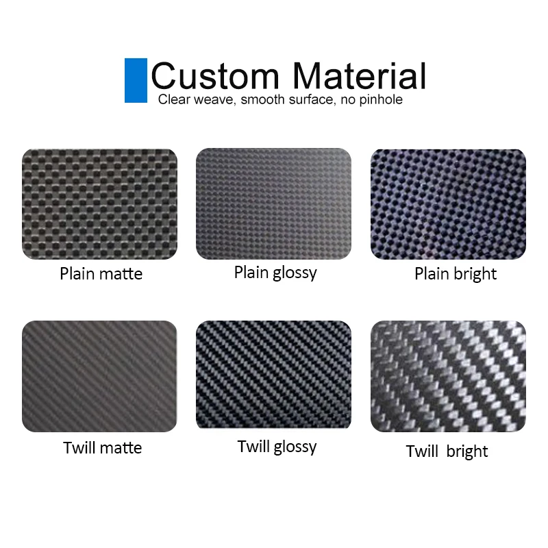 High Strength Lightweight Carbon Fiber Board - close-up view