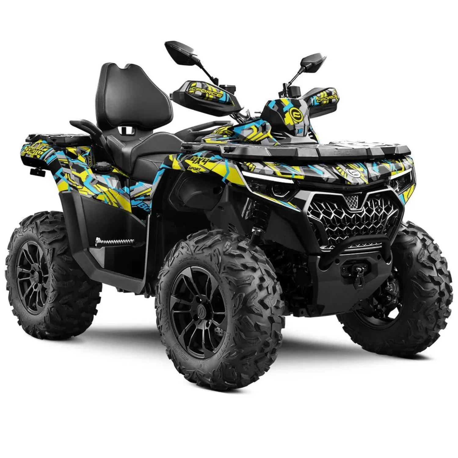 Body Fairing Sticker Decal Protective Atv 4x4 Full Graphic Kit For CFMOTO CFORCE 850 1000 TOURING/PREMIUM 2024-2026 G3 Design-30