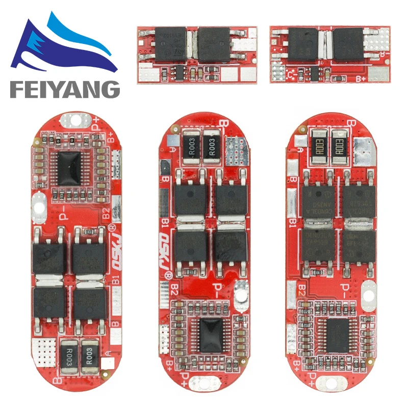 18650 Li-ion Lipo Lithium Battery Protection Circuit Board Module BMS 1S 2S 10A 3S 4S 5S 25A 18650 Lipo Bms Charger