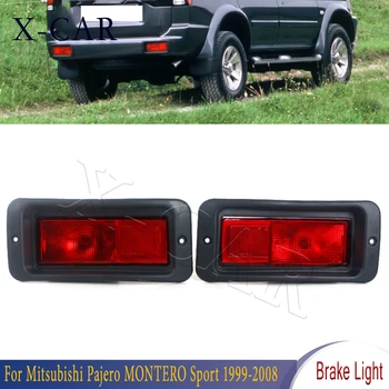 X-CAR Tail Lamp Fog Light Car Accessories Left/Right Rear Bumper Reflector Light for Mitsubishi Pajero MONTERO SPORT 1999-2008