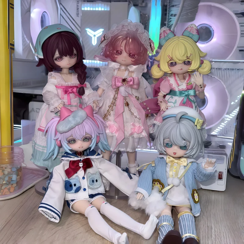 

Miraidolls 8 Scale Bjd Blind Box Articulated Posable Anime Doll Dress Up Changeable Outfit Collectible Art Toy For Adult Hobby