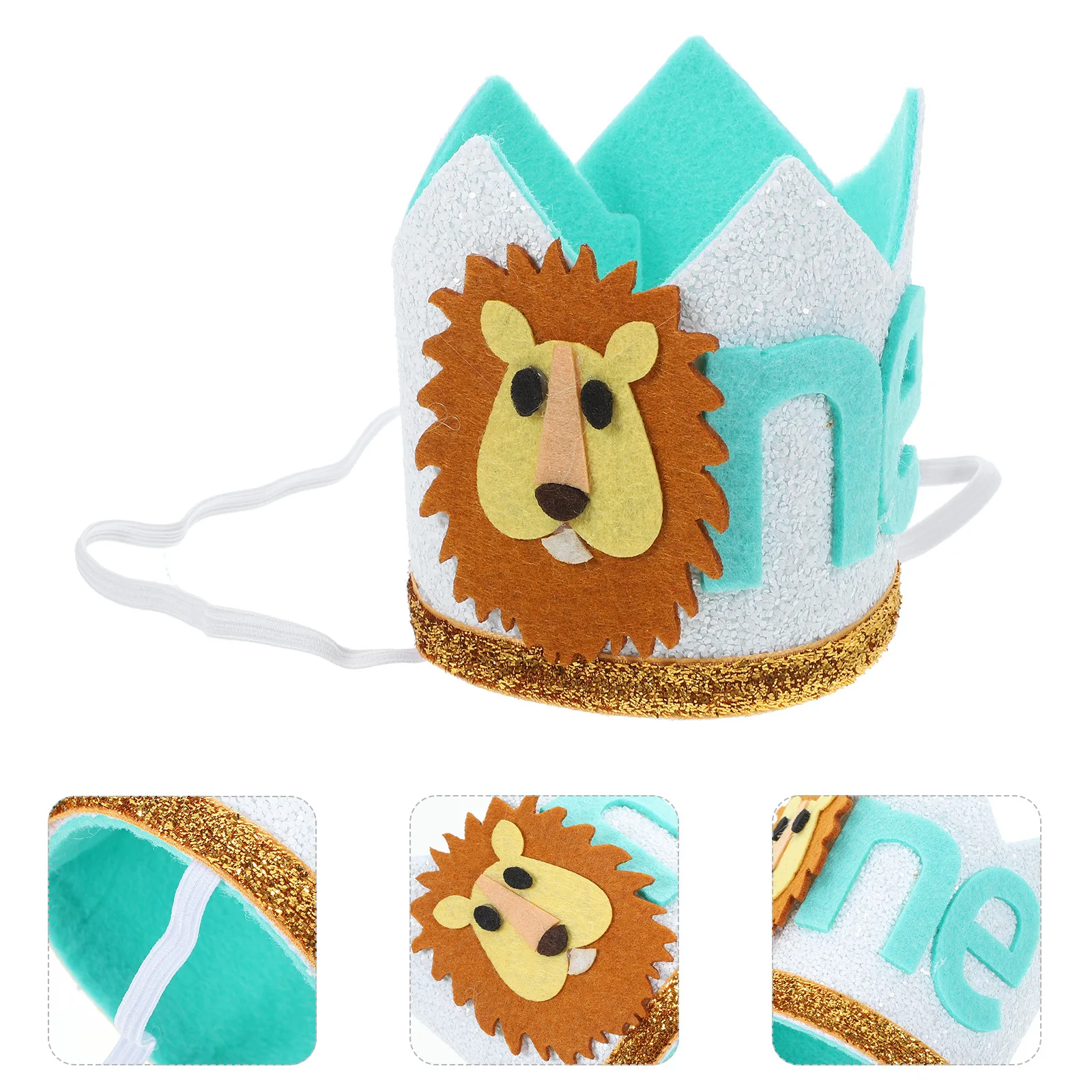 

Abaodam Топпер для волос детский чепчик повязка на голову на первый день рождения детская праздничная шапка нетканый эластичный головной убор для детей