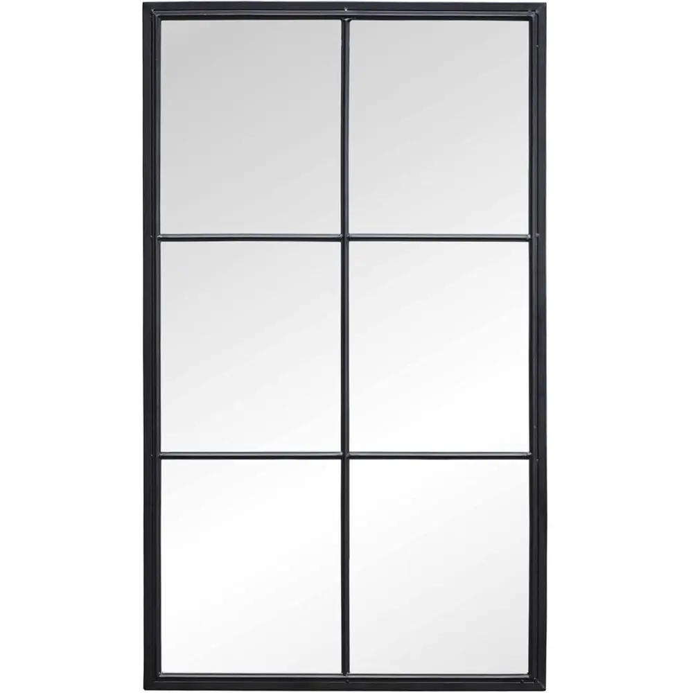 

Tall Wall Mirror, Metal Frame, Ideal for Living Room, Bathroom Vanity, or Bedroom, Long Hanging Mirror Decor, Hangs Vertically o