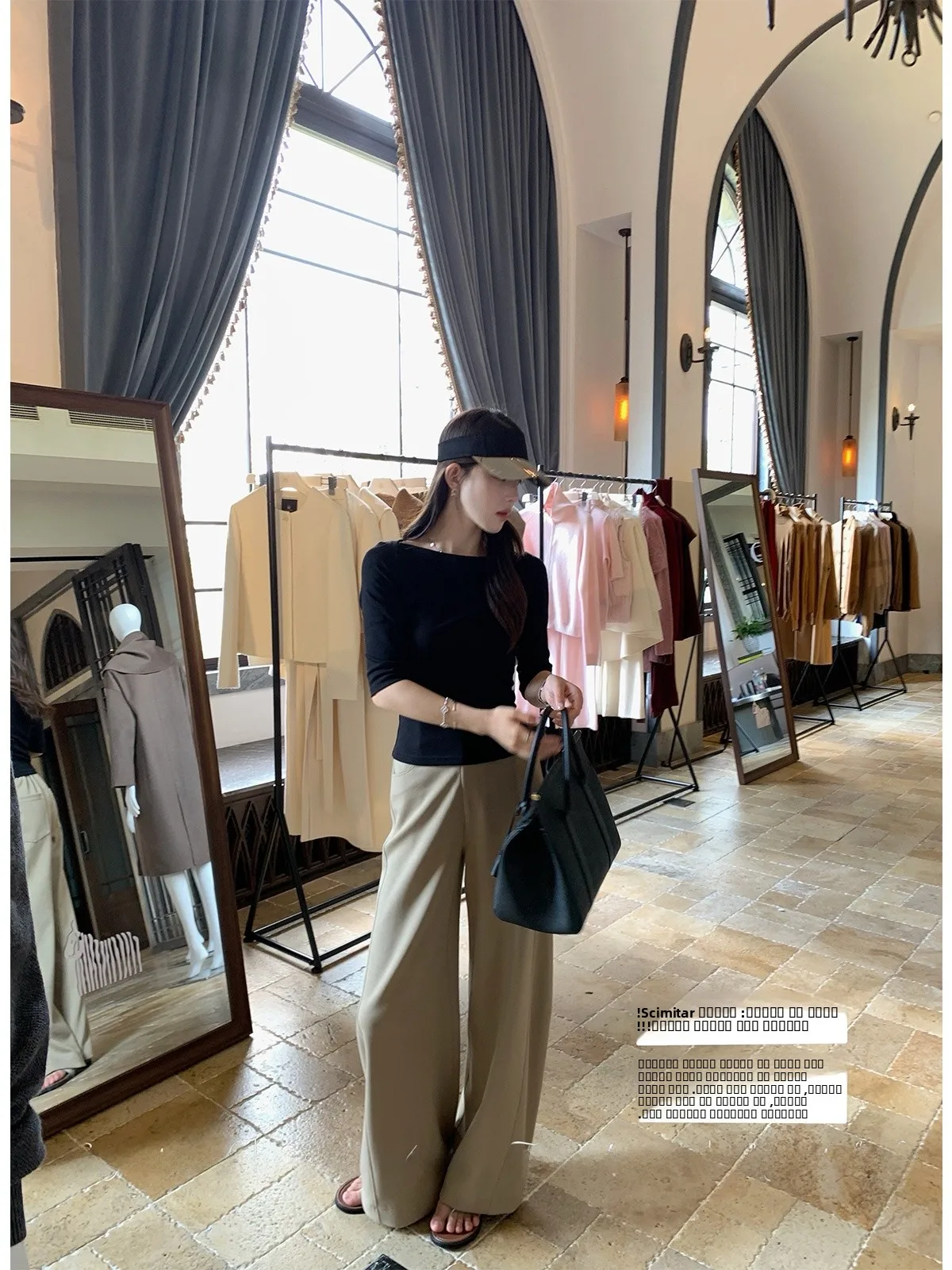

Comfortable Faionable Air Layer West Pants My Beloved Sle Tee Colors Simple Design Commute High Waist Cotton Long Pants