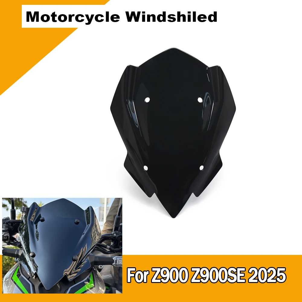 

For Kawasaki Z900 Z900SE 2025 2026 Z900 SE New Motorcycle Accessories Windshield Windscreen Wind Fairing deflectors