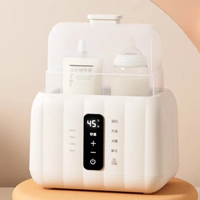 Automatische melkverwarmer, babymmoedermelkverwarmer, intelligente warmtebehoud en ontdooien, steriliseren en verwarmen 2 in 1