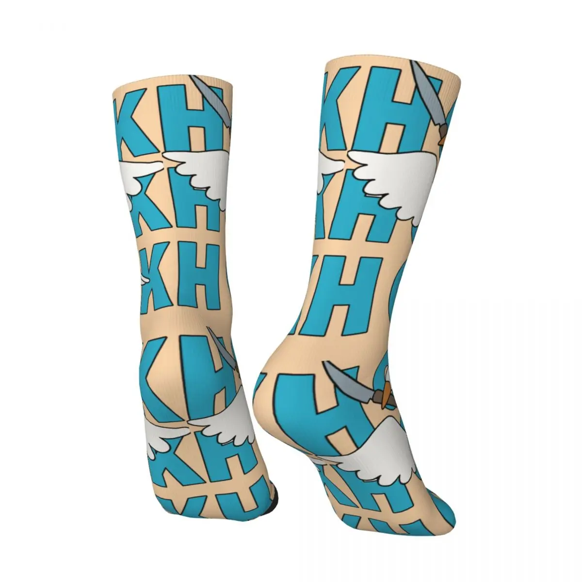 Hip Hop Vintage Honk Honk Honk Crazy Men's compression Socks Unisex Untitled Goose Game Harajuku Pattern Printed Crew Sock