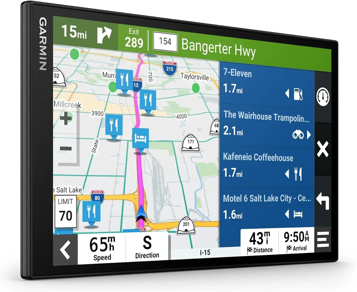 DriveSmart 76, 7-inch Car GPS Navigator with Bright, Crisp High-resolution Maps and Garmin Voice Assist