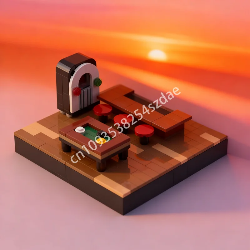 

224pcs MOC Bar Pub Universal Building Set Basiced Model Blocks Christmas Gifts Construction Toys DIY Education Kids Birthday