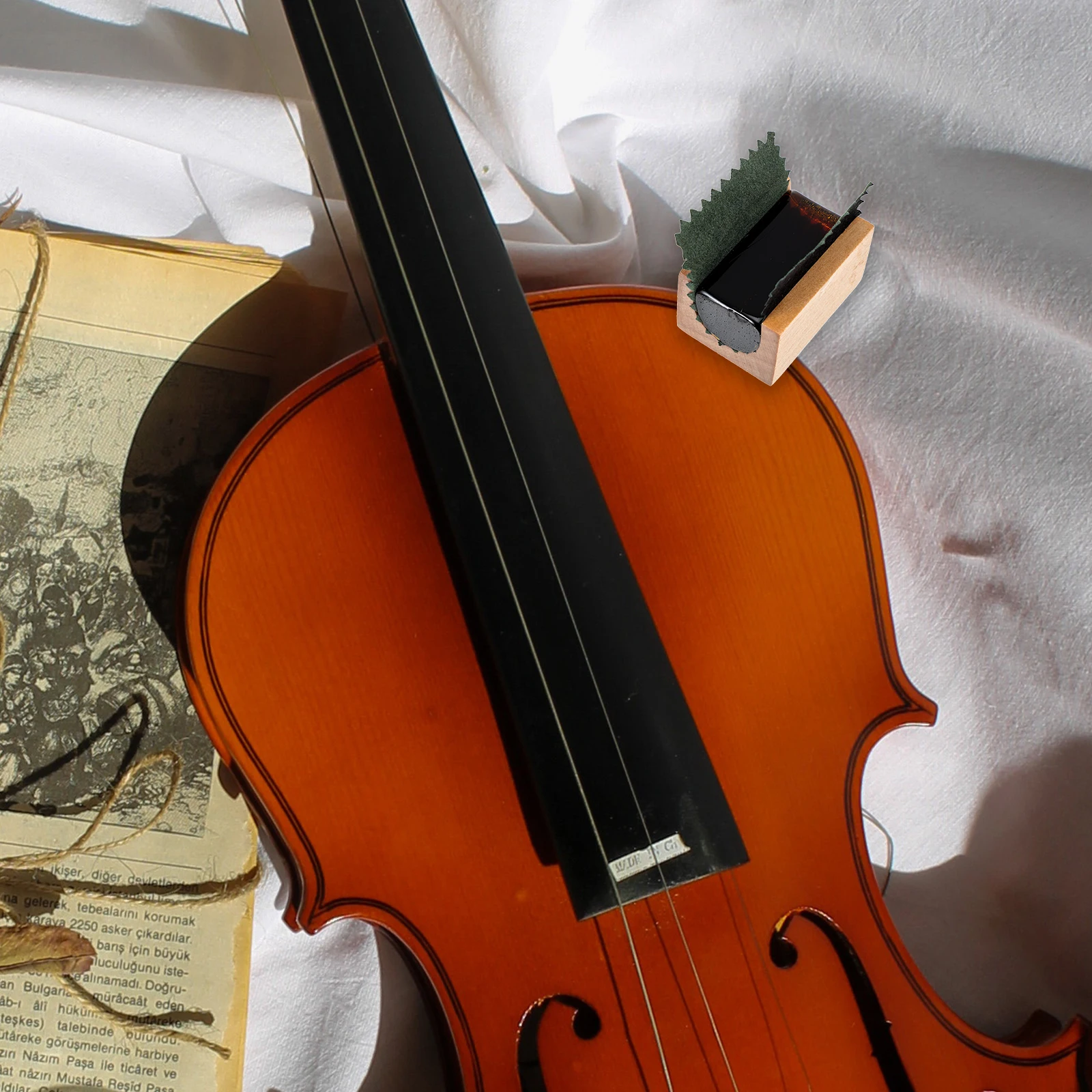 

Premium Violin Rosin Block Natural Transparent String Maintenance Supplies for Professional Beginner Enhanced Clarity
