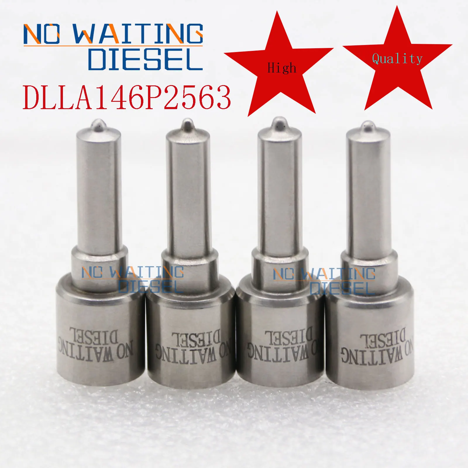 4 PCS DLLA146P2563 Injector Nozzles DLLA 146P 2563 Injection Spray DLLA 146 P 2563  (0 433 172 563) For Injector 0445120459