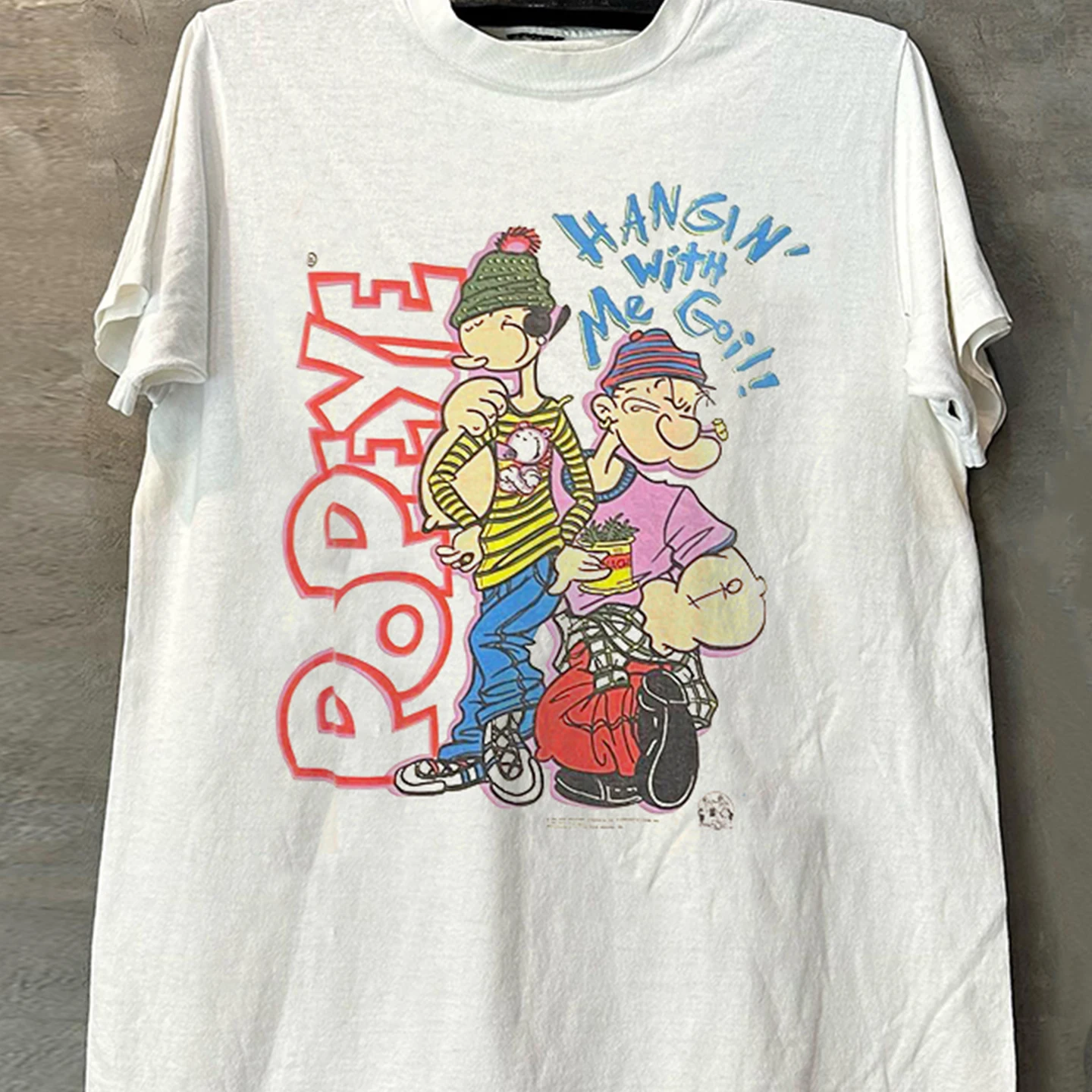 Sailor Short Sleeve round Neck T-Shirt American Style Cartoon Animation Lightweight Cotton Tee Casual Summer Fashion for Teens