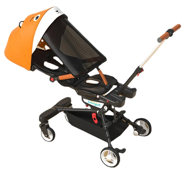 

Hxl Walk the Children Fantstic Product Can Sit and Lie Baby Carriage High Landscape Portable Foldable Baby Walking Car