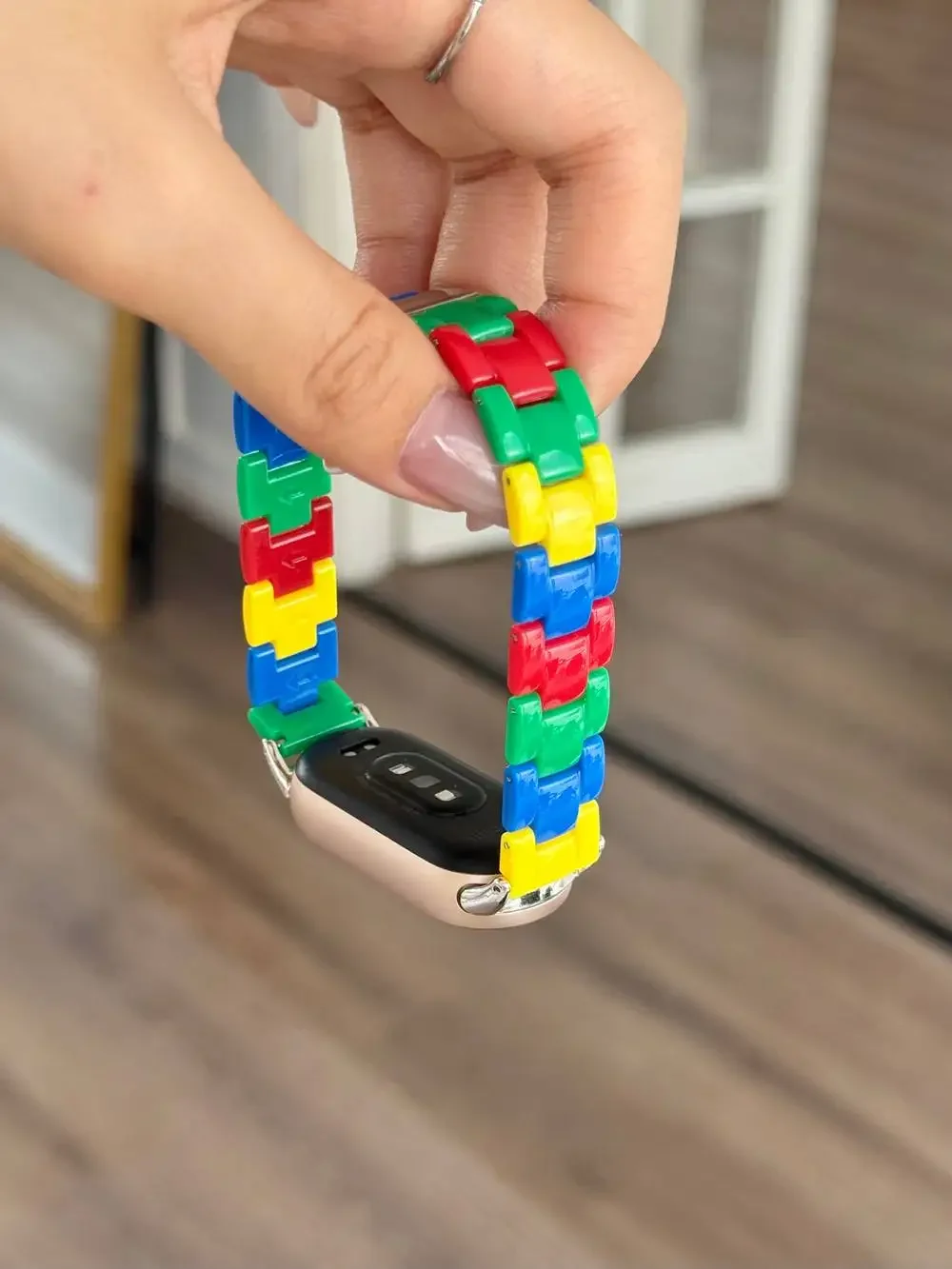 Beads Bracelet Link For XIAOMi Band 10 8 Strap For Mi Band 9 New Design NFC Wristband Accessories