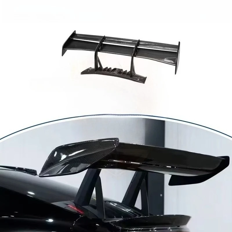 GT3RS Style Dry Carbon Rear Spoiler Trunk Tail Wing