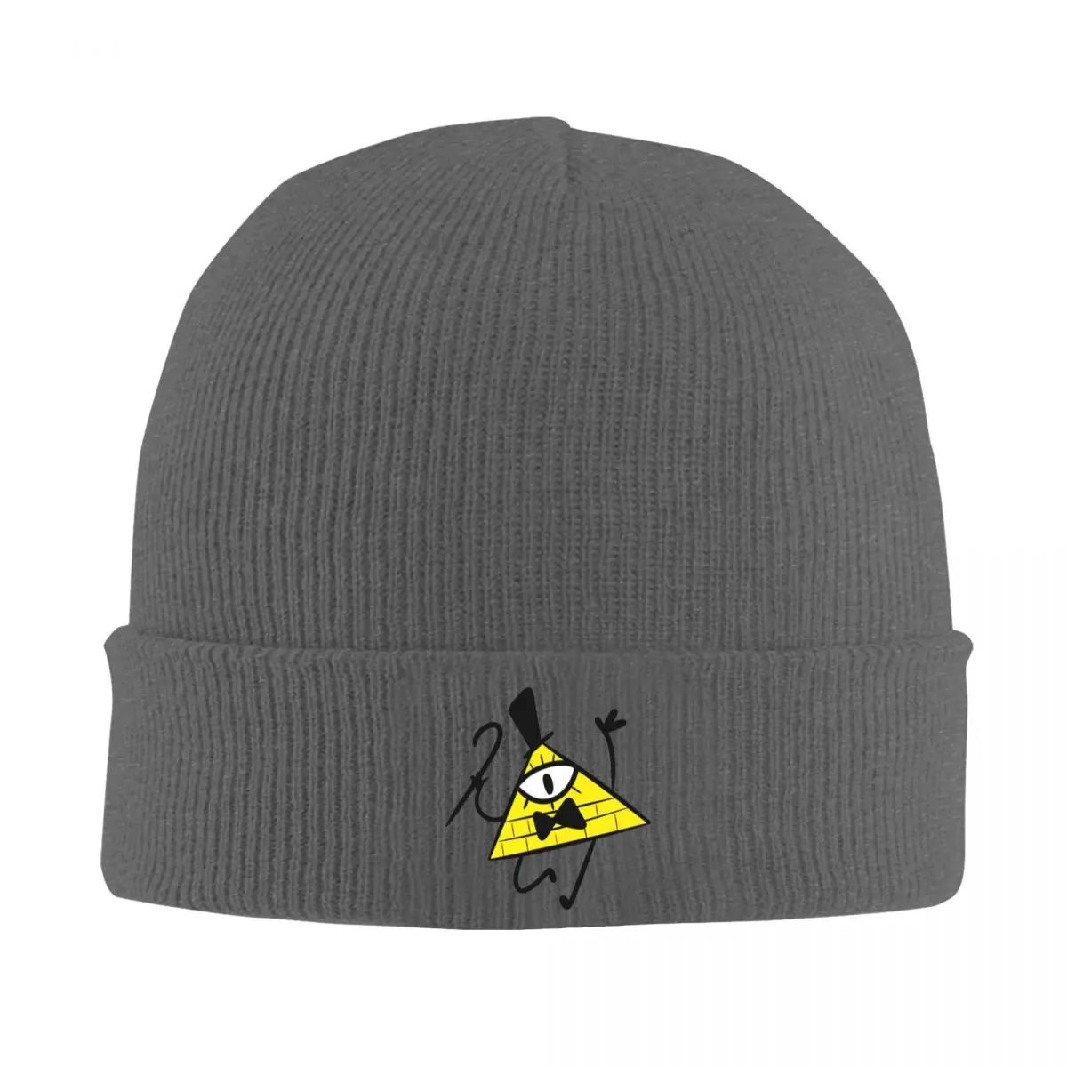 Bill Cipher Warm Knitted Cap Hip Hop Bonnet Hat Autumn Winter Outdoor Beanies Hats for Unisex Adult