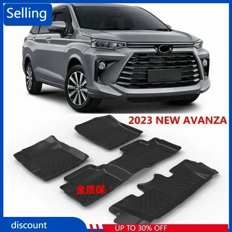 Alfombrillas para Auto TOYOTA AVANZA 2023, Alfombrillas Veloz para AVANZA, Alfombrillas Personalizadas Impermeables para Auto AVANZA