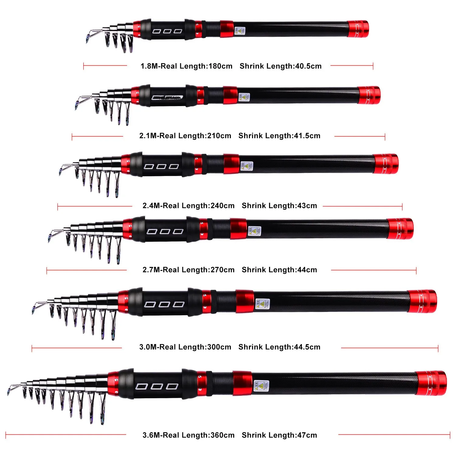 Mini Telescopic Carbon Fishing Rod for Shrimp Carp Catfish Salmon & Sea Bass-Ultra Short Lure Fishing for Kids Boat Use