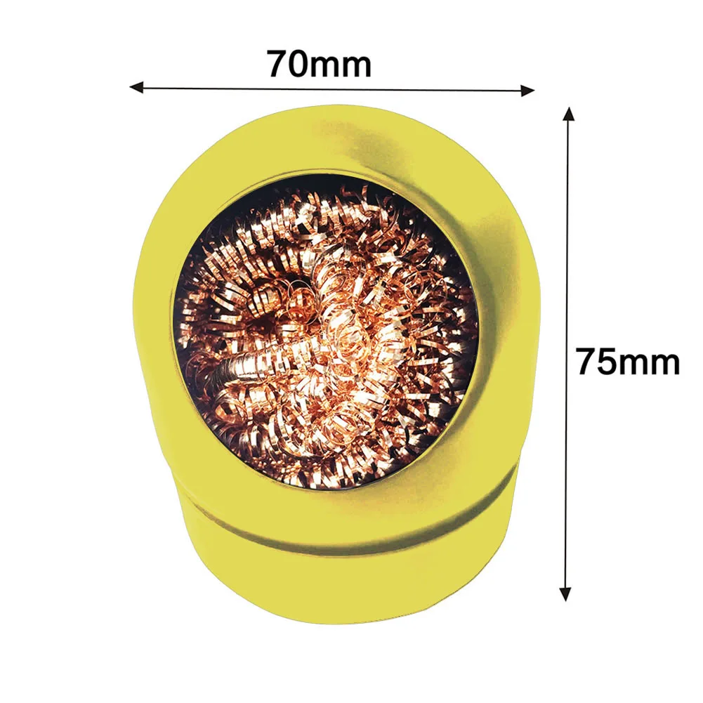 Sfera di pulizia dissaldante filo metallico con Set di supporti saldatura dissaldatura saldatura saldatura punta di ferro scorie pulizia sfera d'acciaio