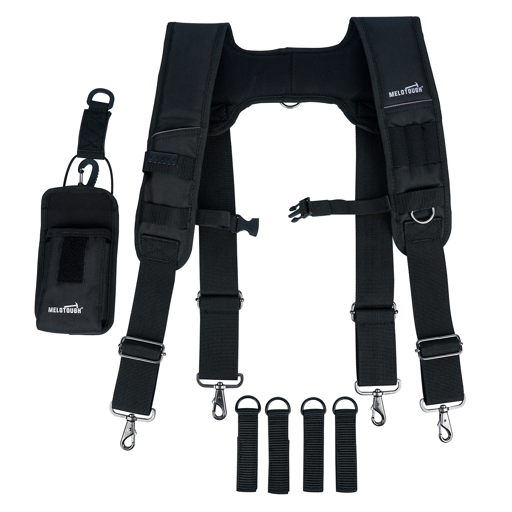 Tool Belt Suspenders Construction Bag Suspenders Padded Work belt Suspenders for Carpenter/Electrician/Roofing/Farmer work