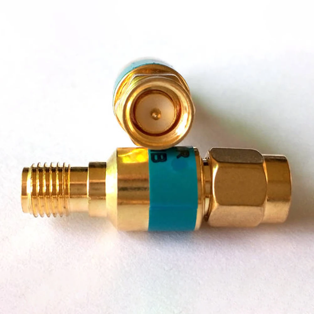 1pc 2W Attenuator For RF Coaxial Application With Gold-Plated Copper 1-30DB Optional 30*10*10 Mm Electrical Equipment Supplies