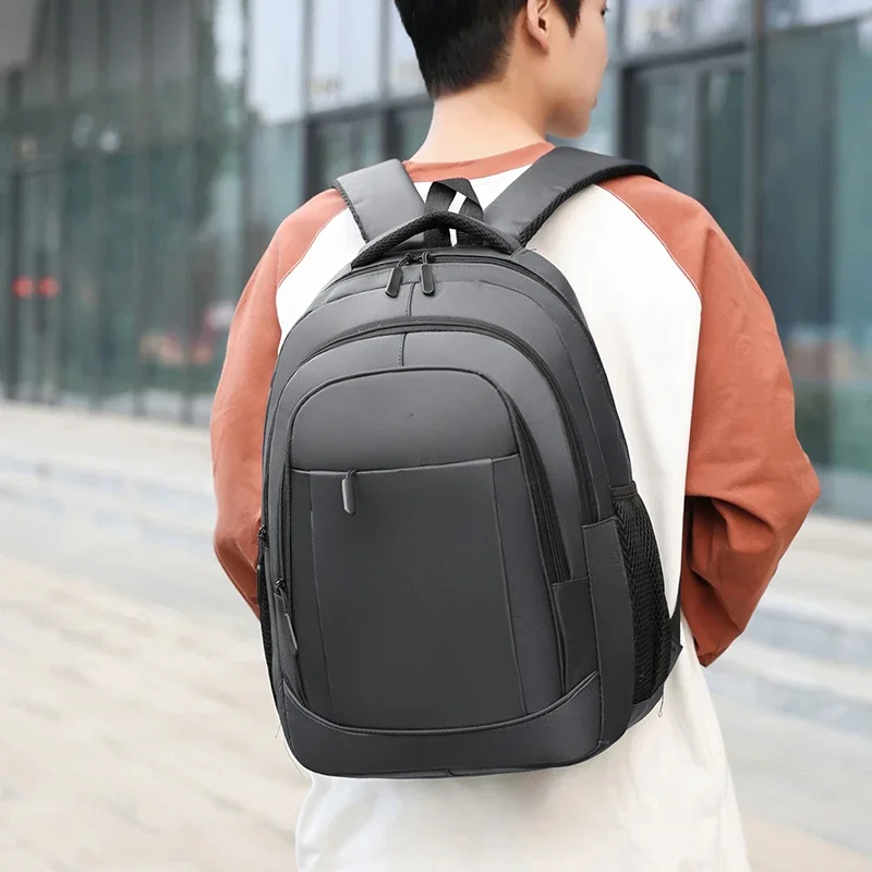 

Trendy Minimalist Backpack Bag Solid Color High-End For Mens Womens Commuter Use Vintage Fashion Best Design