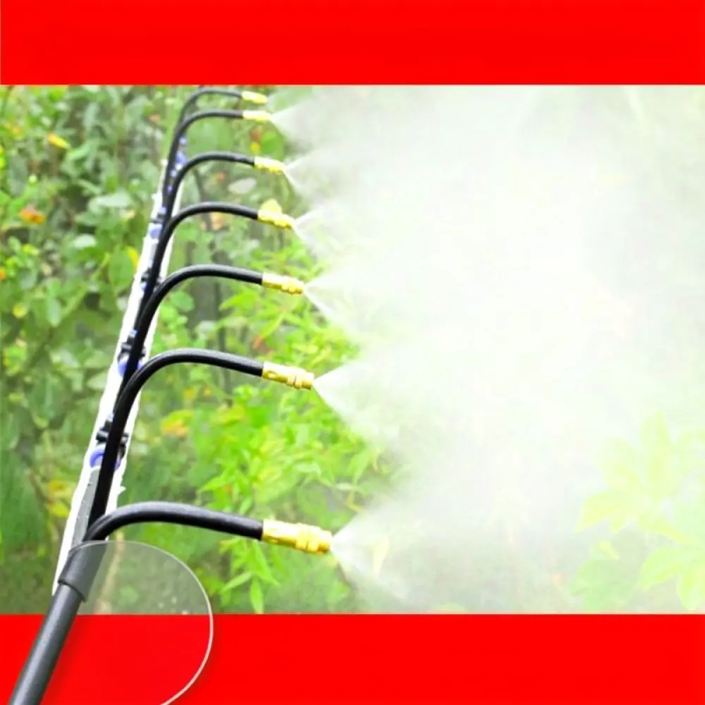 Universal Water Misting Sprayer System Greenhouse Irrigation Kit Garden Plant Watering Cooling Sprinkler Device