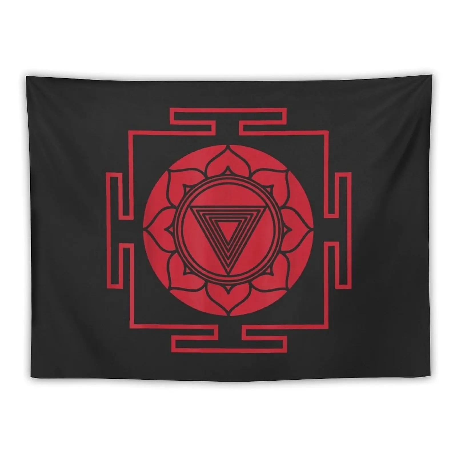 

Kali Yantra Meditation Tapestry Room Decor Aesthetic Bedroom Deco Tapestry