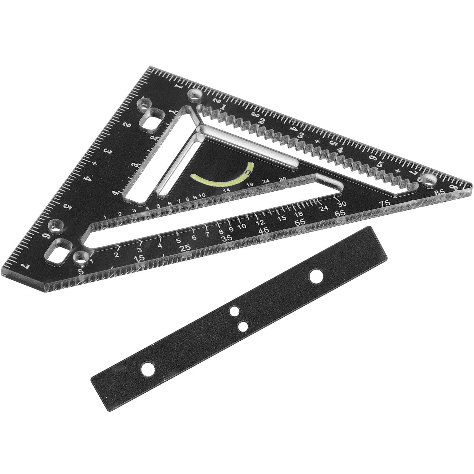 

1 set Acrylic Woodworking Ruler Precision Measuring Tool Carpenter Square Geometry Triangle Scale For Drafting Architecture