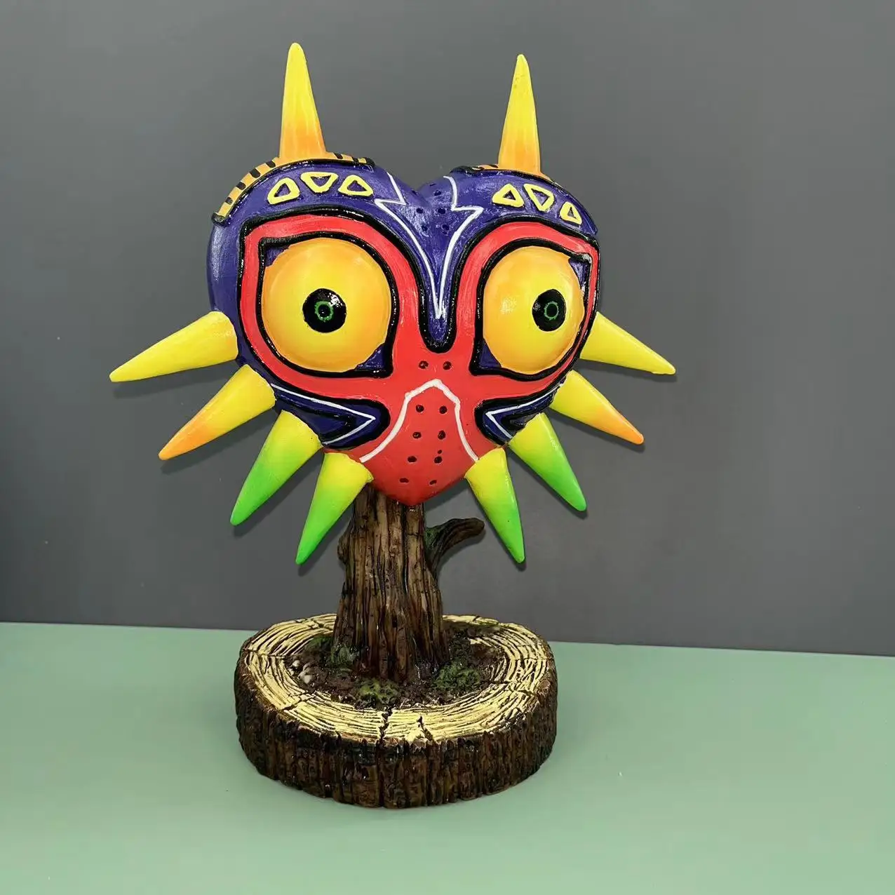 Zelda Majora's Mask Video Game Collectible Resin Figurine Statue Toy with Detailed Base