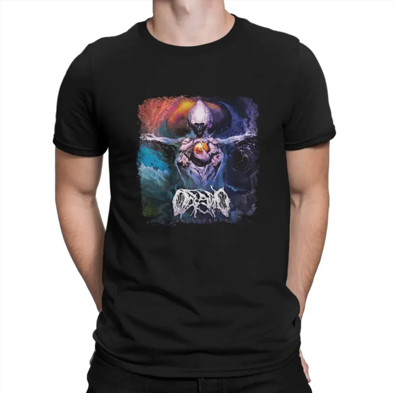 Oceano Band Men T Shirt Brutal Deathcore Vintage Tee Shirt Short Sleeve Round Collar T-Shirt New Arrival Clothing