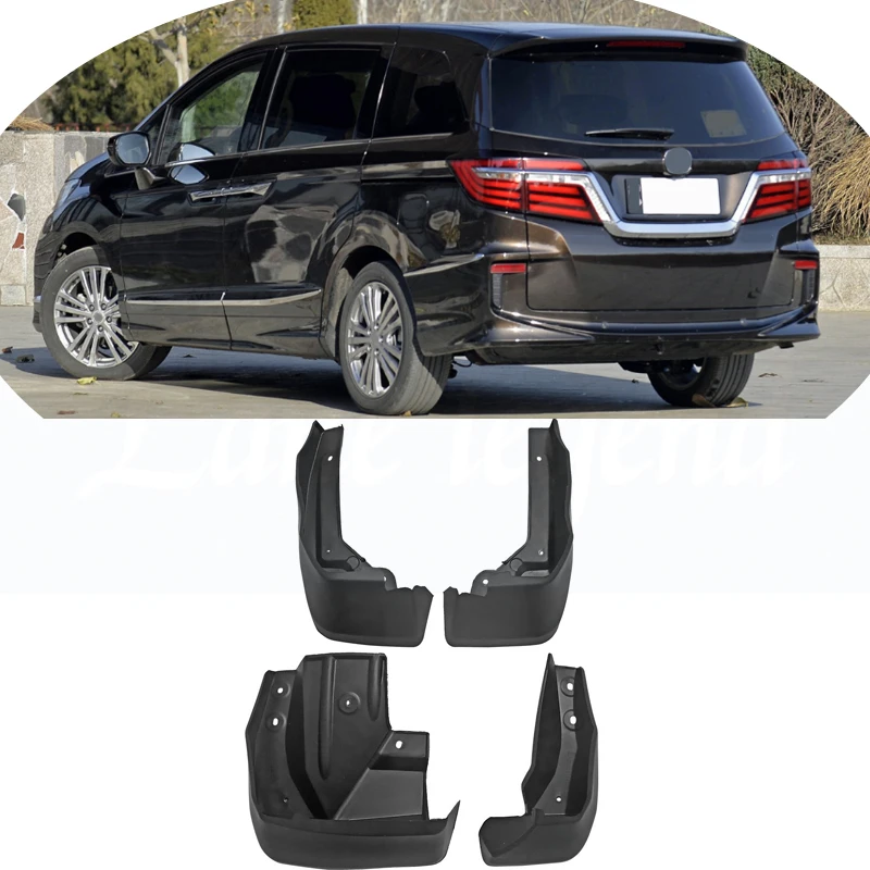 مجموعة اللوحات الطينية المصبوبة لهوندا إليسيون 2016 2017 2018 2019 واقيات الطين الأمامية والخلفية واقيات الطين #2