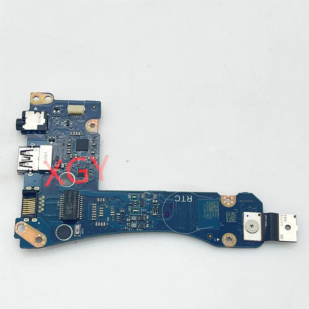 Original For Dell FOR Alienware M17 R2 USB Audio Ethernet Board LS-H355P 2VRGK 02VRGK CN-02VRGK 100% Tested Fast Delivery