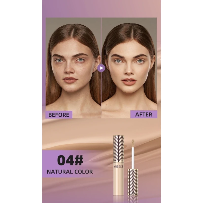 Liquid Mineral Concealer Brightening Dark Circle Eye Concealer Reduces Look of Fine Lines Buildable Coverage Concealer Dropship