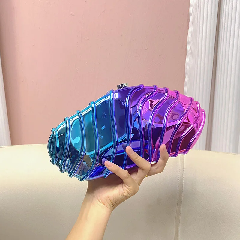 

Luxury Designer Evening Clutch Acrylic Clutch Purse With Chain Ladies Handbag for Wedding Prom Party Women Evening Shoulder Bag