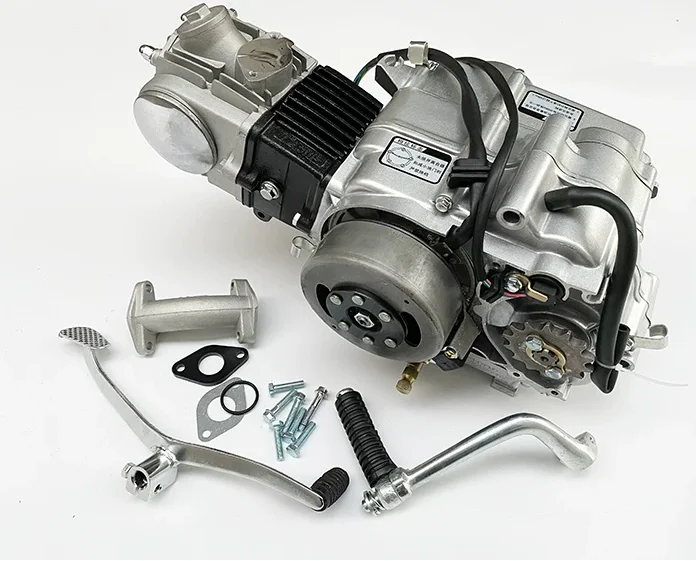 JH70 100cc Horizontal 4-Speed Engine Assembly, Kick Start Motorcycle Engine for Pit Bike Dirt Bike S