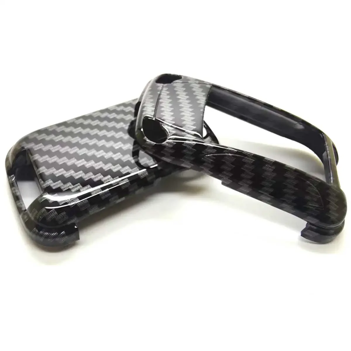 

Carbon Fiber Gloss Remote Key Case Protector Accessories Cover Shell For Porsche Cayenne 1st Gen. (2003-2010)