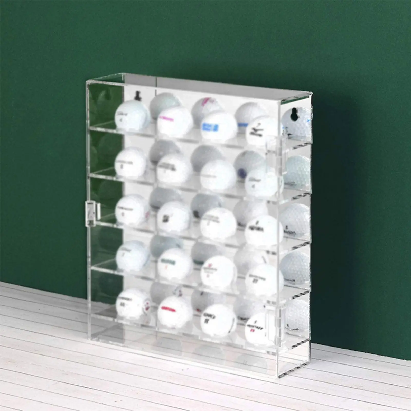 

Golf Ball Display Rack, 5 Layer, Holds 40 Balls, Storage Collectibles Tennis Ball Organizer Club Display Stand Holder