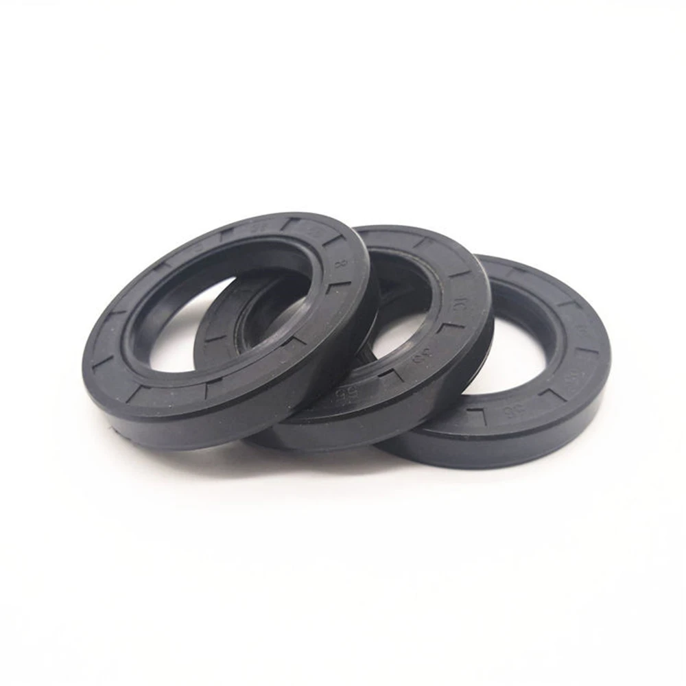 Shaft Oil Seal TC-17*27*8 Rubber Covered Double Lip With Garter Spring/Size:17mm*27mm*8mm/20pcs