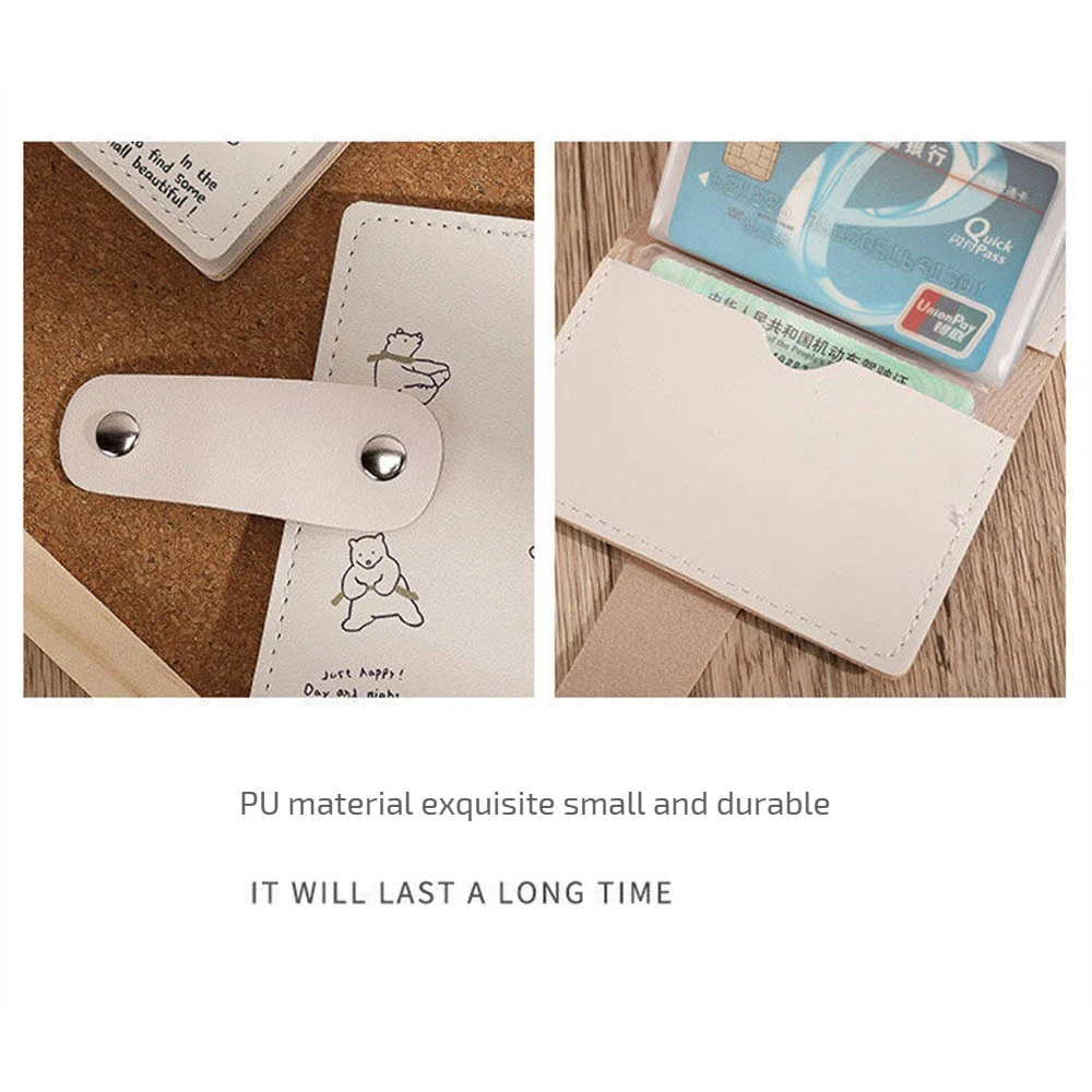 محفظة متينة ذات ملمس ناعم للعملات المعدنية، خط سيارة أنيق، نمط البطريق، حامل بطاقة البنك المحمول، حقيبة تخزين متعددة البطاقات من جلد البولي يوريثان