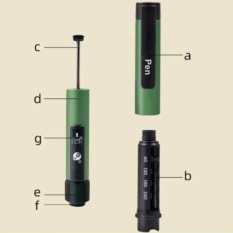 

3ml Cartridge Metal Reusable Pen Eco-Friendly Pollution-Reducing Writing Pen