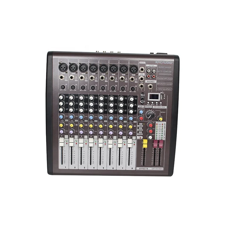 

High Quality Professional Audio 8 Channel Digital Usb Audio Mixer Console Professional+Audio%2C+Video