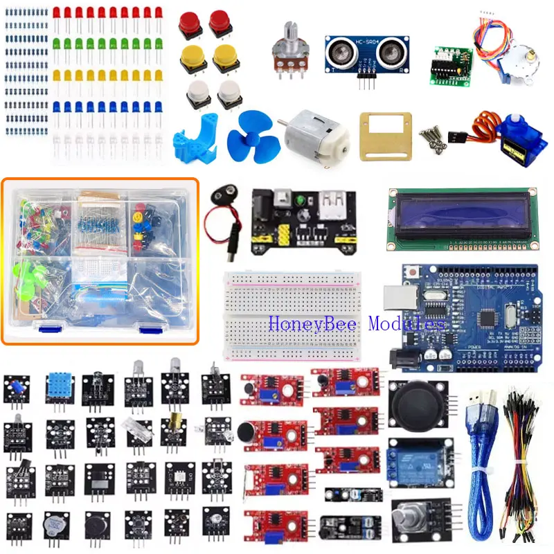 Suitable for  R3 Creator Development Boards/Advanced Kits  Motherboard Improved Graphics Programming Design 37 Sensor Kit