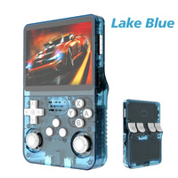 R36S 128G Retro Handheld Game Console Linux System 3.5Inch IPS Screen Portable Pocket Video Player 2 Joystick 64G Kid Gift
