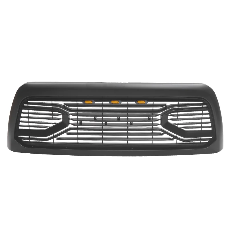 

Matte Black Car Grills Automotive Exterior Front Grille for RAM 2500 2010-2019 Big Horn style with LED Off-Road Accessory