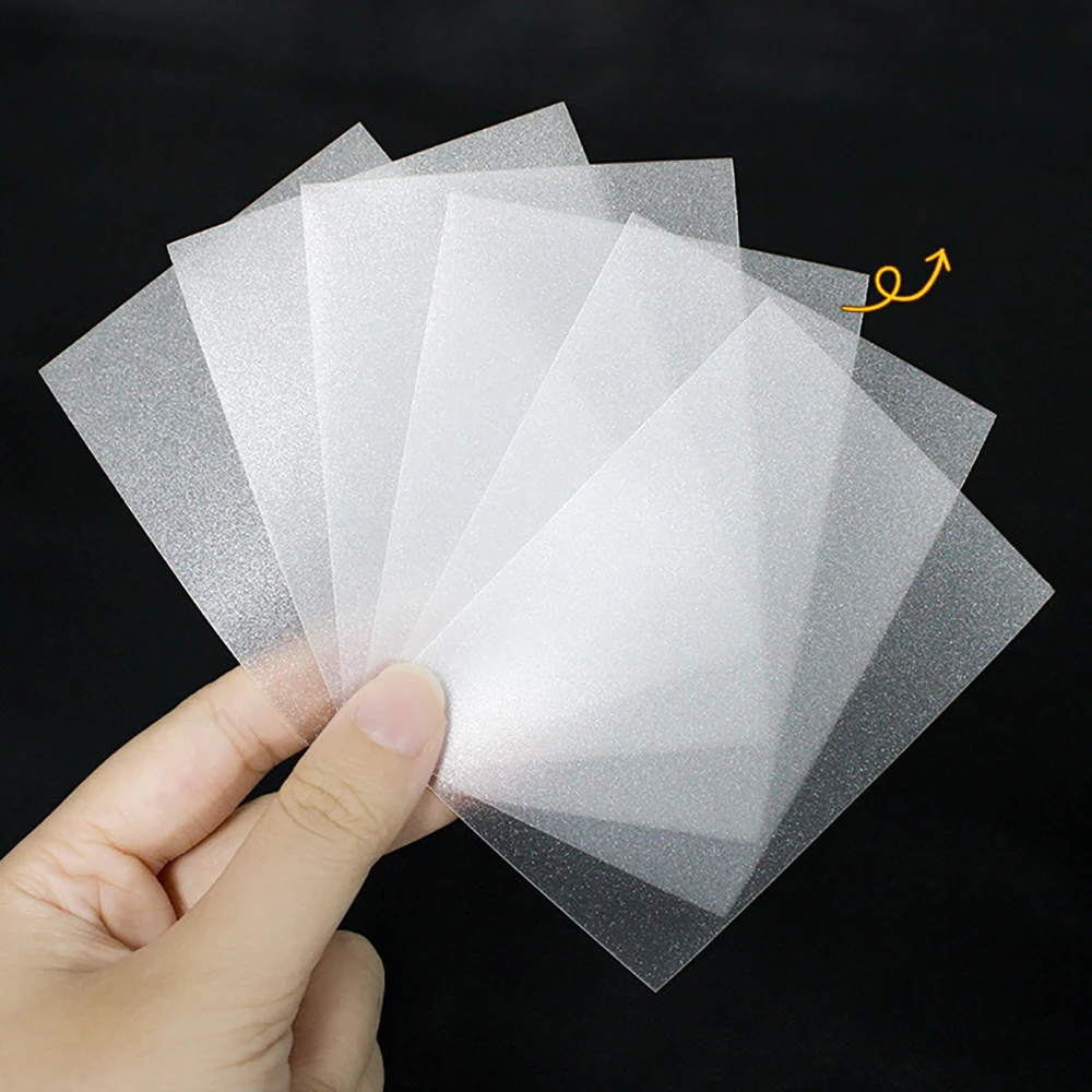 

50PCS Matte Clear Card High Definition Sleeves 66x91mm TCG Card Protector for Board Games Trading Collectible Cards Decoration