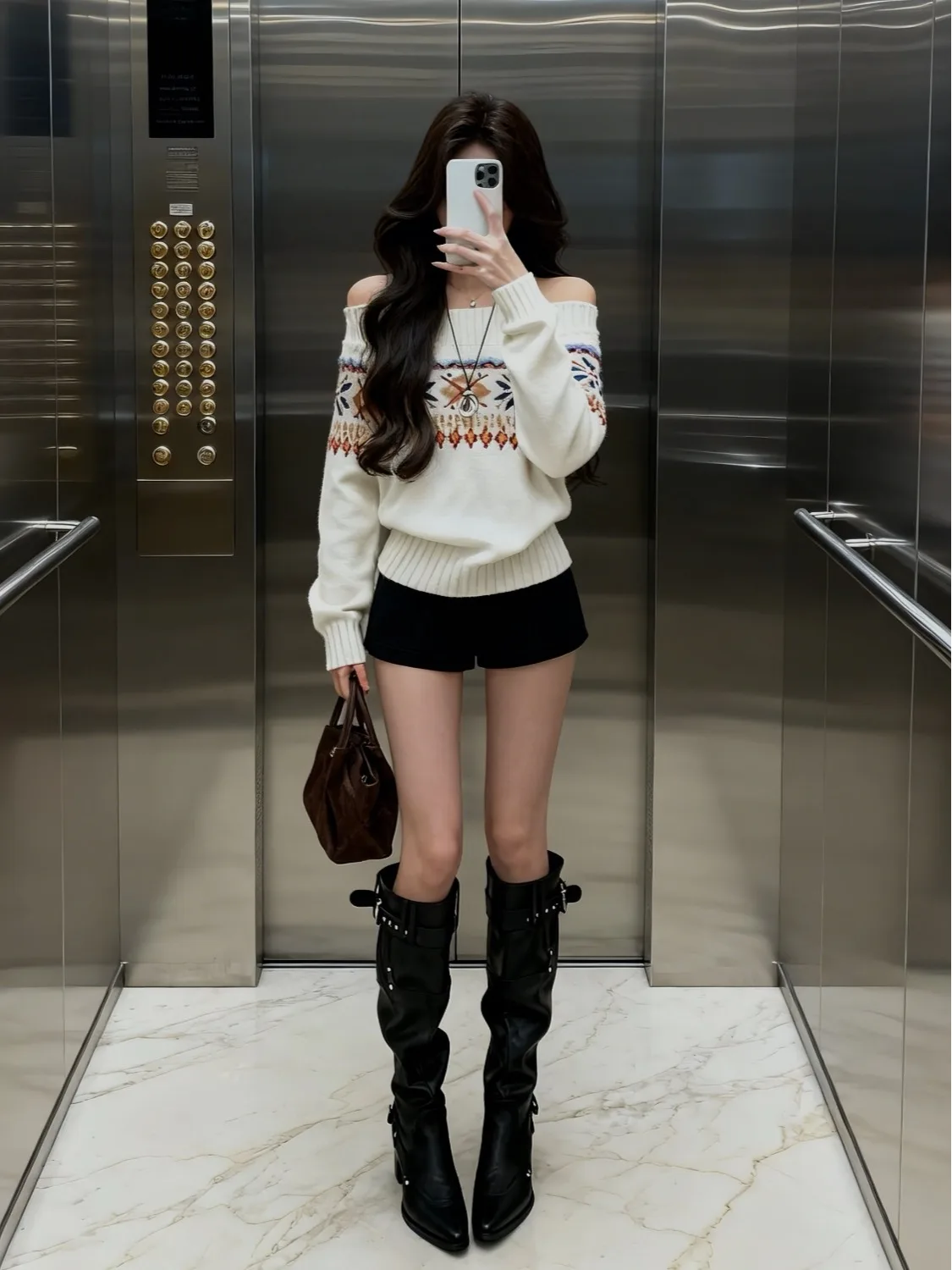 Retro Knitted Wide Needle Casual Sweater Women's New Sle Winter Versatile Loose Slimming Leisure Top Overhead irt