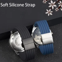 19mm20mm21mm22mm Silicone Rubber Waterproof Watchband for Longines strap for Conquest HydroConquest L3 L2 strap Accessories