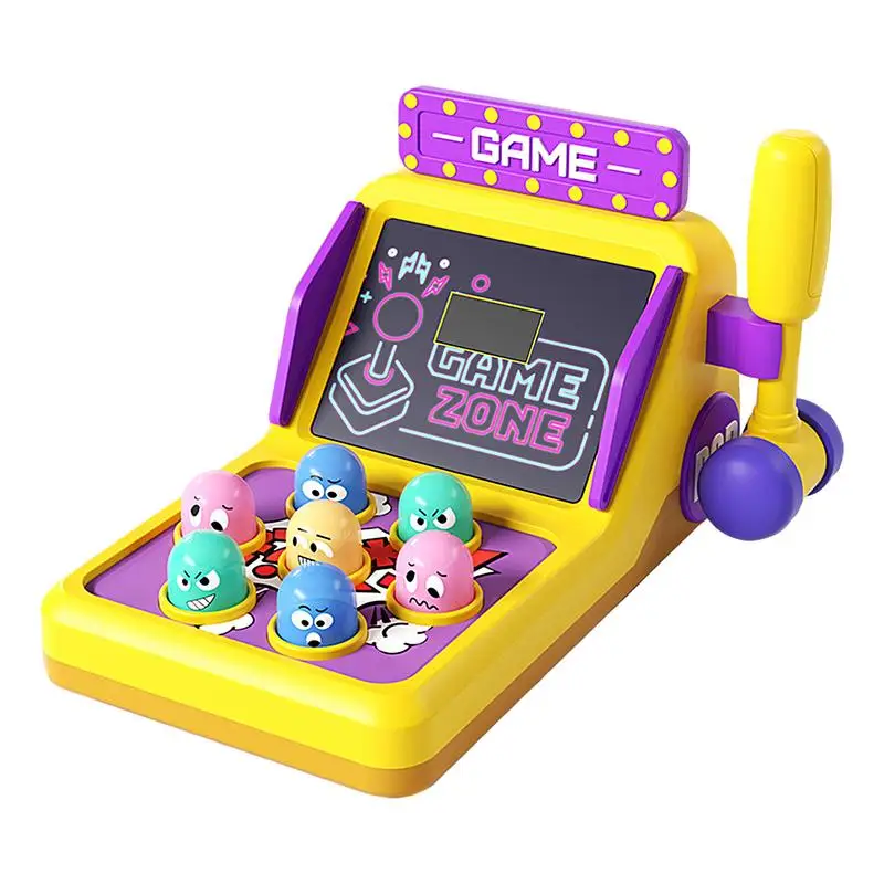 Arcade Game Toys For 3 Year Old And Up Whack Game Mole Mini Electronic Interactive Hammering Pounding Toys For Toddler